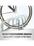 Fietsenrek voor 4 Fietsen