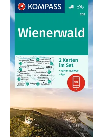 Wandelkaart WK208 Wienerwald