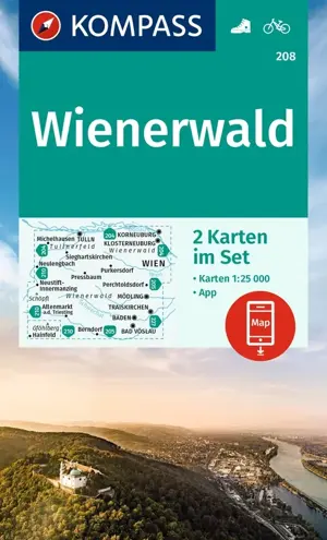 Wandelkaart WK208 Wienerwald