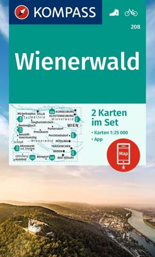 Wandelkaart WK208 Wienerwald