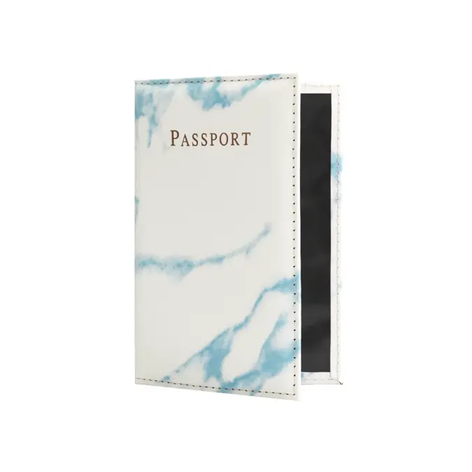 Paspoort hoes – Kunstleer – Blauw