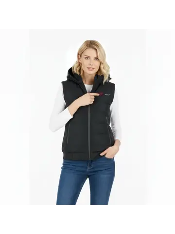 Verwarmde Bodywarmer met Capuchon - Vrouwen