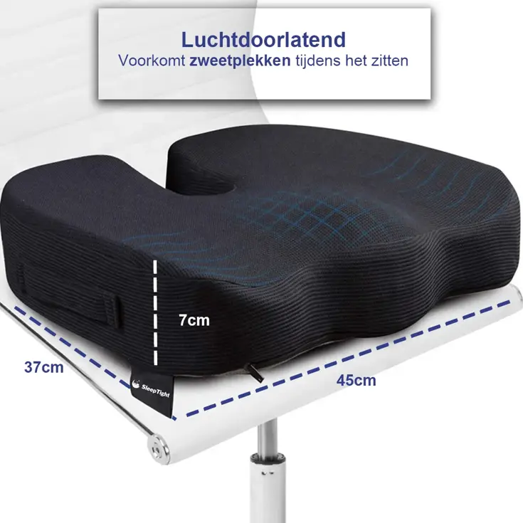 Ergonomisch Zitkussen voor onderweg