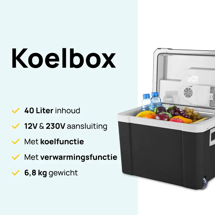 Elektrische koelbox – 40L – 12V/230V