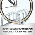 Dunlop Fietsenrek voor 4 Fietsen
