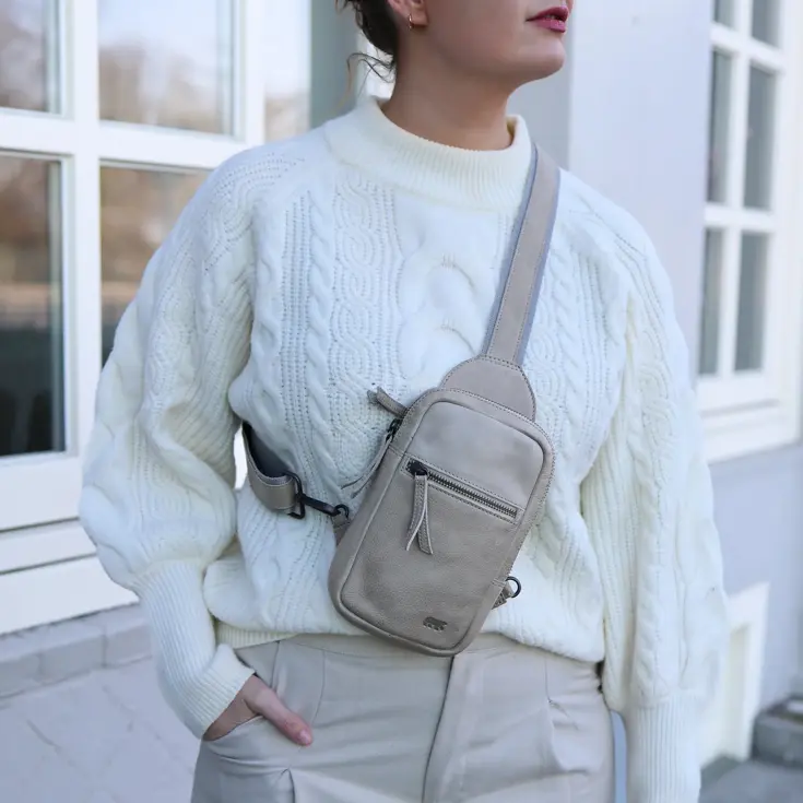Nikki - Leren Crossbodytas - Slingbag