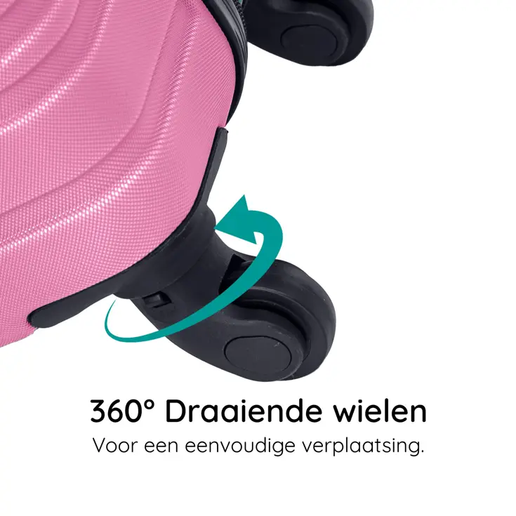 Reiskoffer S ABS 39L met TSA-slot en 360° wielen