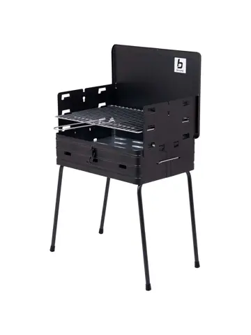 Barbecue Koffermodel Staal 40x30 cm