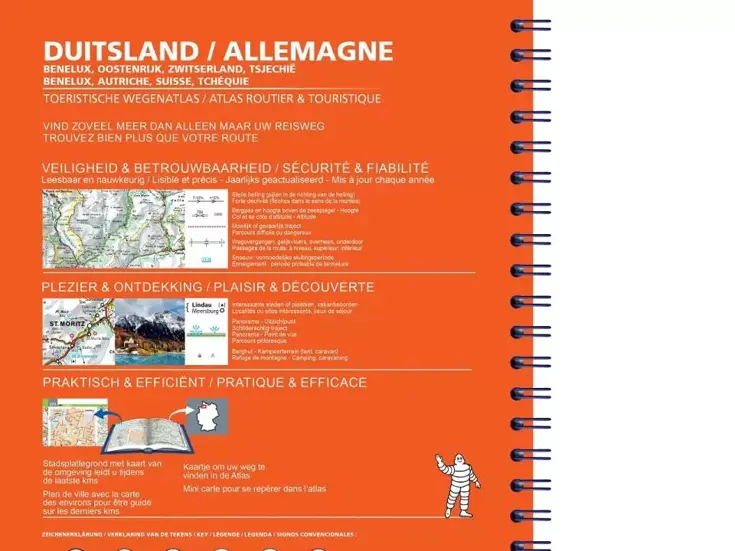 Michelin Wegenatlas Duitsland 