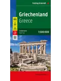 Wegenkaart Griekenland 2-zijdig 1:500.000