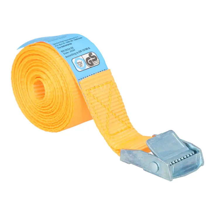 Universele bagagebinder 5m x 25mm met klemsluiting