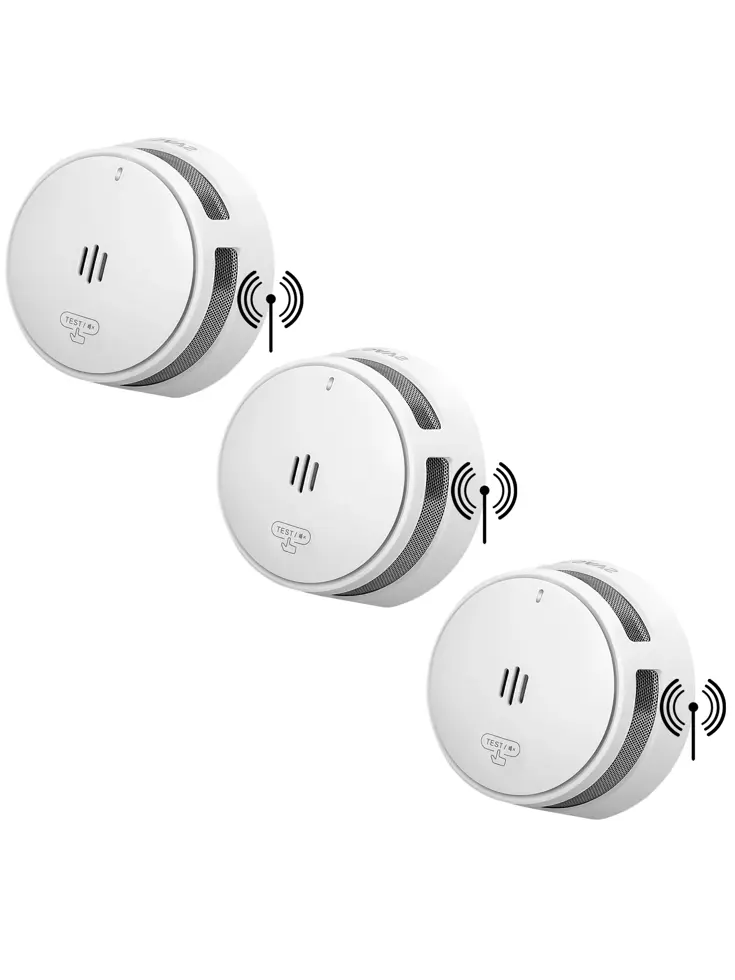 S10-W Koppelbare rookmelder  3-pack