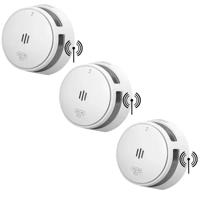 S10-W Koppelbare rookmelder  3-pack