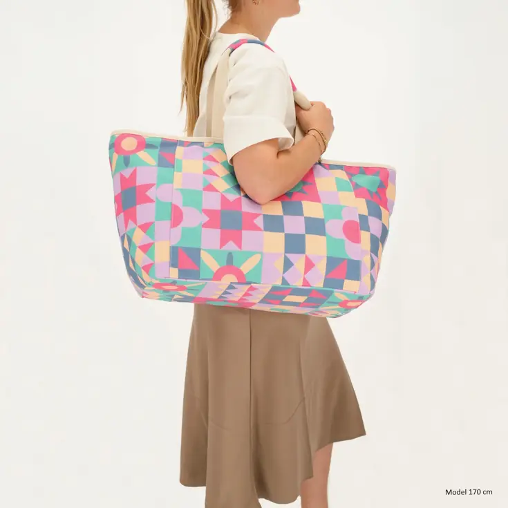Richelle - Strandtas - Shopper - Ritssluiting