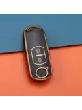 TPU Sleutelhoesje voor Mazda goud A2