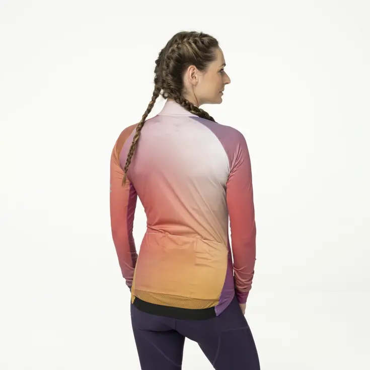 Gradient Fietsshirt Lange Mouwen Performance Dames
