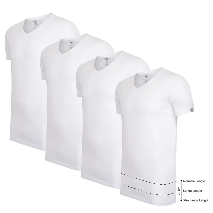 Heren 4-Pack T-shirt
