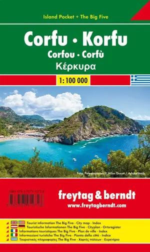Pocket Island Map Corfu