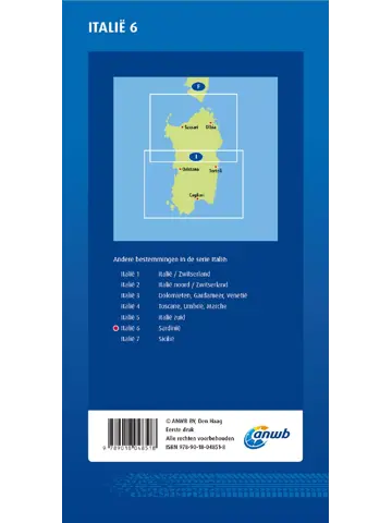 ANWB Wegenkaart Sardinië