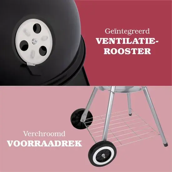Mobiele Barbecue - Houtskool BBQ