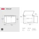 Keter Grande-Store Opbergkast - 2020 Liter