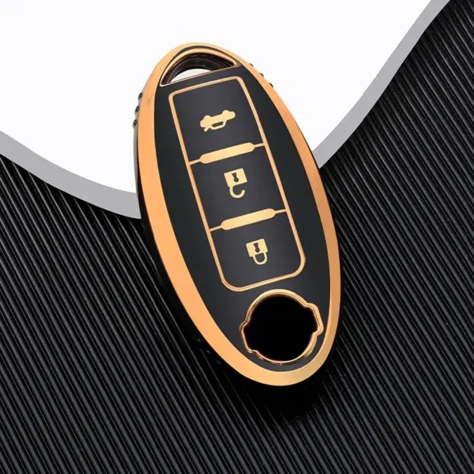 Dutch Shield Sleutelhoesje  Nissan goud A3B