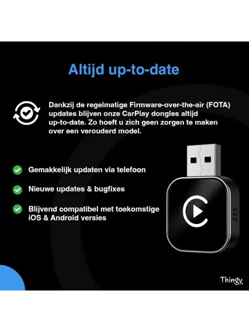 Mini 2-in-1 CarPlay & Android Auto Dongle