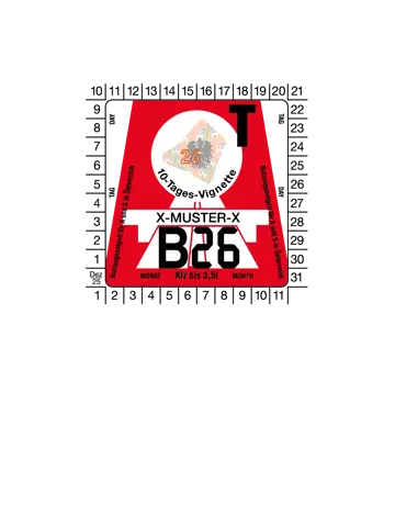 Vignet Oostenrijk Auto 10 dagen 2026 - ANWB