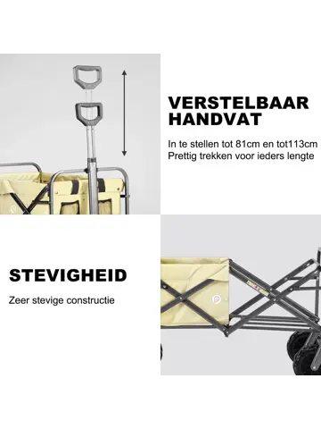 Packaway Opvouwbare Bolderkar 80KG