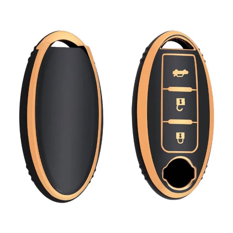 Dutch Shield  Sleutelhoesje  Nissan goud A3B  Black-Gold main product image