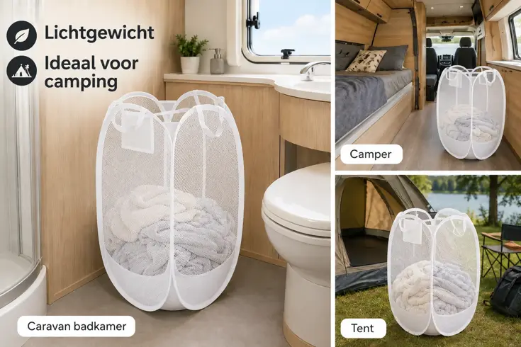 Opvouwbare Wasmand 64 Liter - Opbergmand