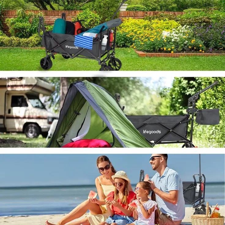 Bolderkar – Tot 120KG – 90L – Grijs