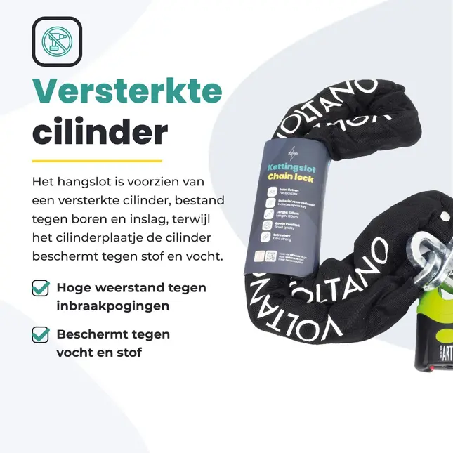 Voltano ART4 Kettingslot 130cm