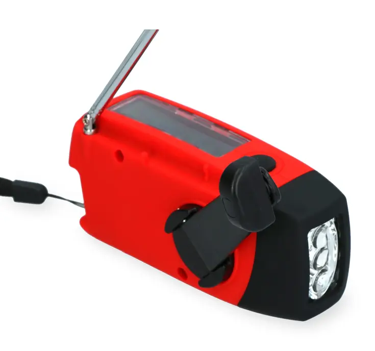 Draagbare Noodradio met Zaklamp en Powerbank