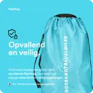 Flightbag vliegtuighoes TSA slot 60–90L – Li Blauw