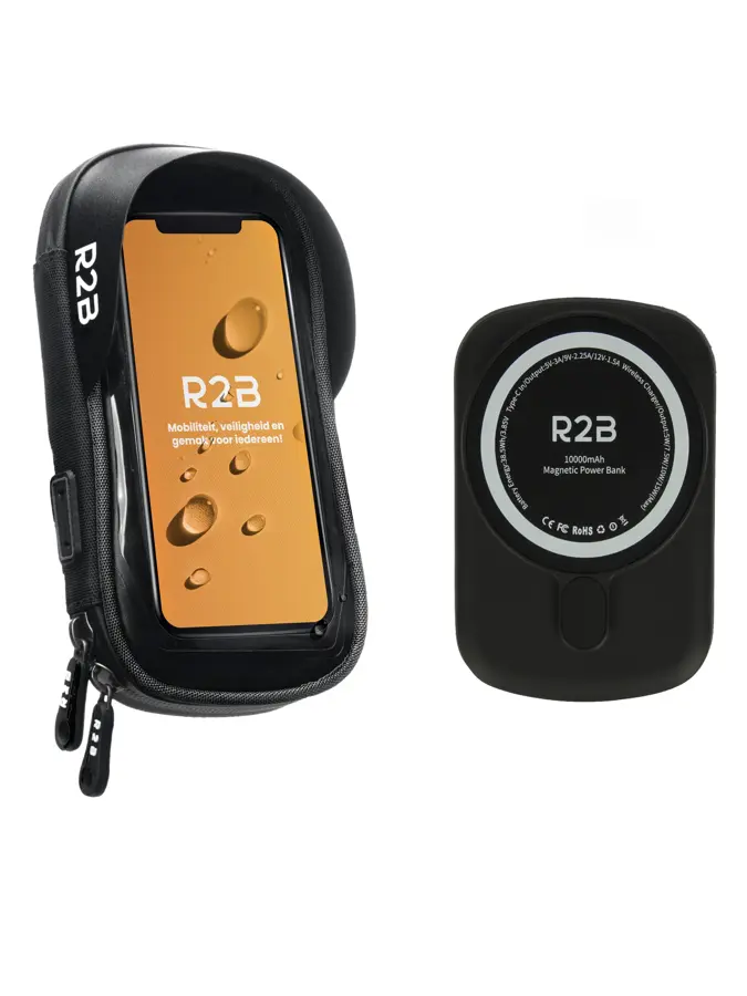 R2B Telefoonhouder Fiets Den Haag & Powerbank