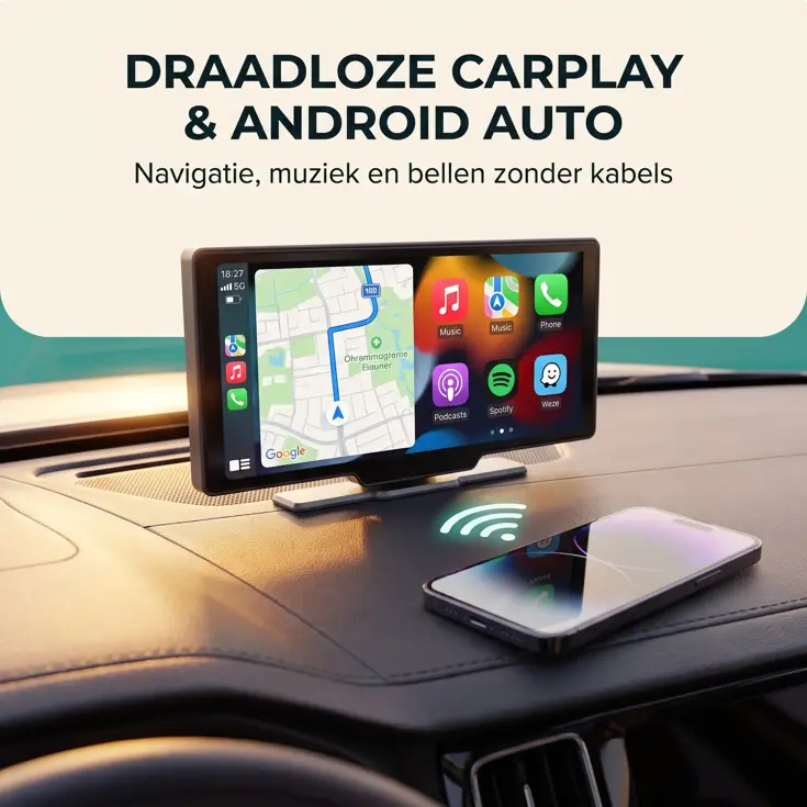 CarPlay Scherm - 10,26 Inch - 4K Dashcam - SD Card