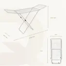 BRASQ Droogrek Staand - 18 meter - 182x55x100 cm