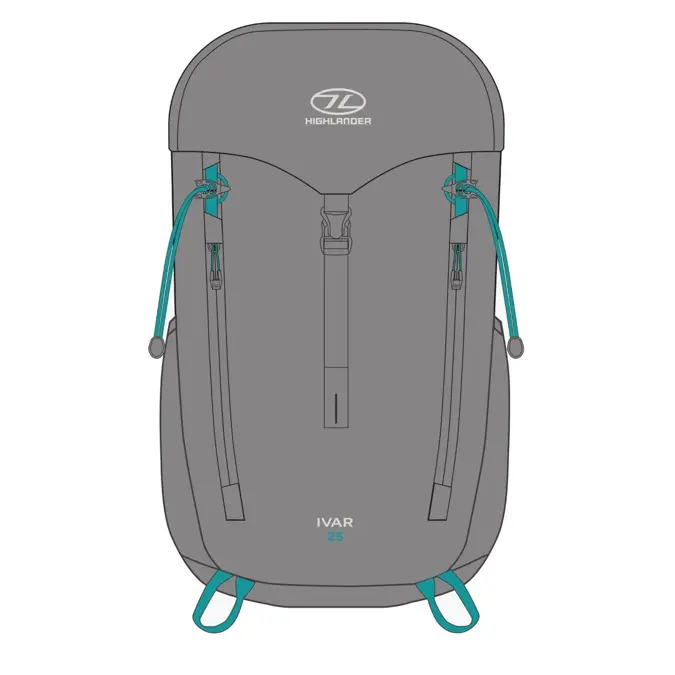 Highlander Outdoor rugzak Ivar dames 25L