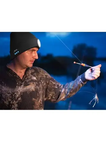 Fedec muts met LED en bluetooth