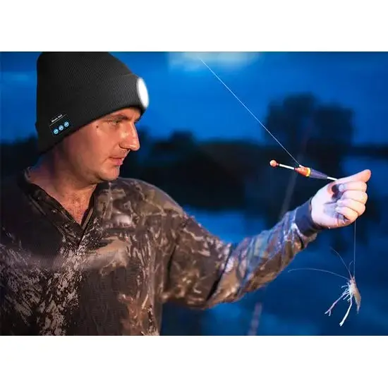 Fedec muts met LED en bluetooth