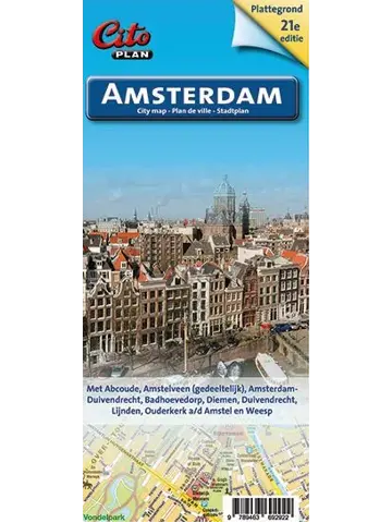 Citoplan stadsplattegrond Amsterdam