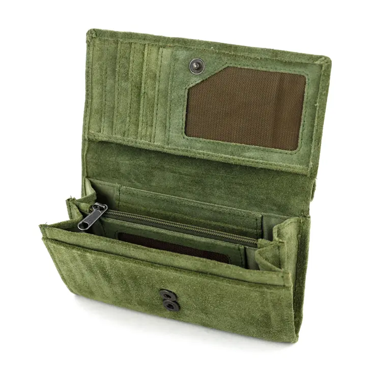 Sweety XL - Suede Leren Overslagportemonnee