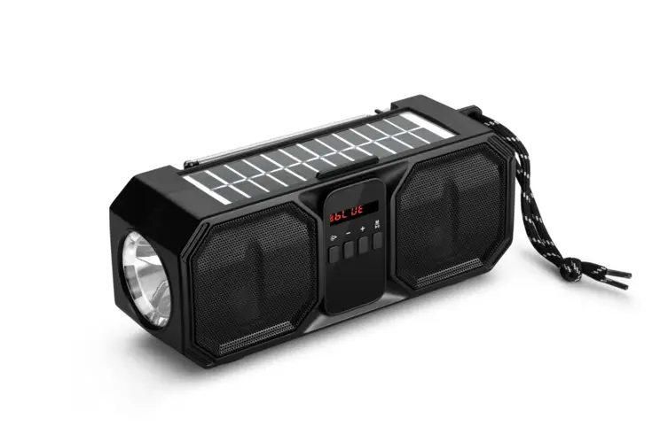 FM Noodradio Zaklamp Solare Powerbank