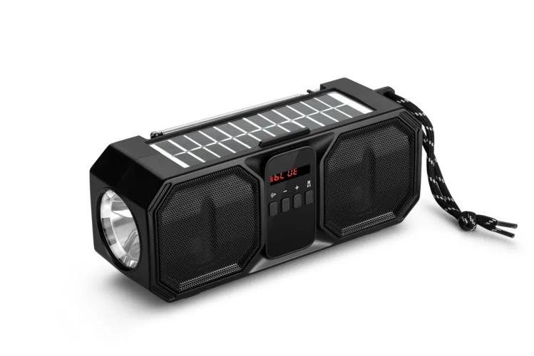 FM Noodradio Zaklamp Solare Powerbank