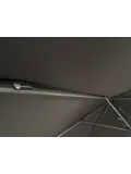Stokparasol Zwart Ø3m met Volanten