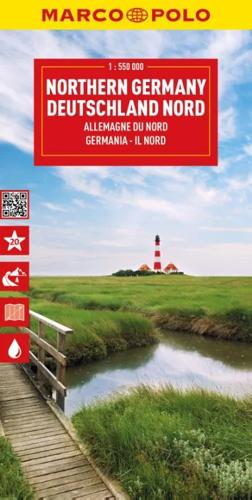 Marco Polo wegenkaart Duitsland Noord
