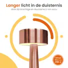 Goliving Classic Tafellamp Oplaadbaar – 21cm