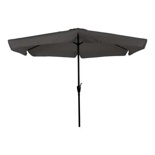 CUHOC Stokparasol Grijs Ø3m met Volanten