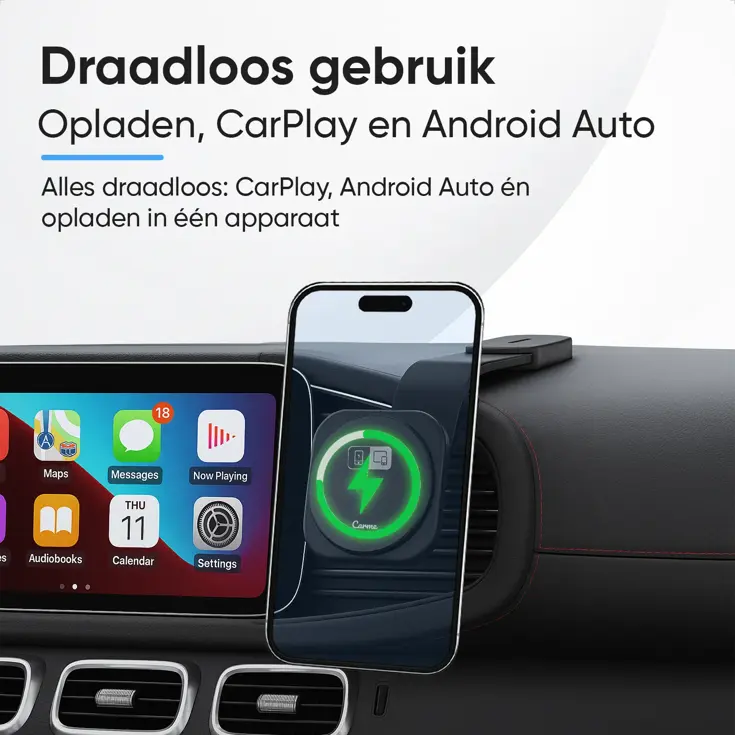 4-in-1 CarPlay & Android Auto Dongle Pro
